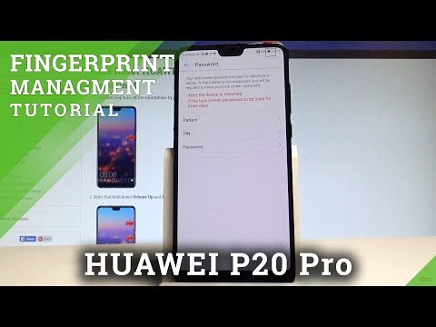 How to Add Fingerprint in HUAWEI P20 Pro - Fingerprint Management  |HardReset.Info