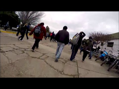 Marcelo Beovide en su ultimo dia de trabajo