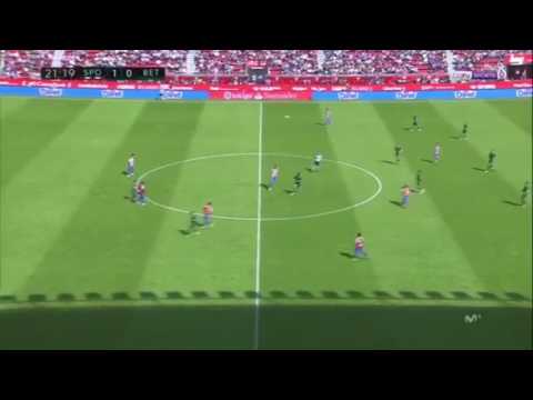 Sporting Gijon Vs Real Betis 1 - (1) ( Rubén Castro ) 22'