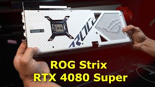 كرت الستركس مع الخاتم الأسطوري 😅 | ROG Strix RTX 4080 Super + ROG Thor