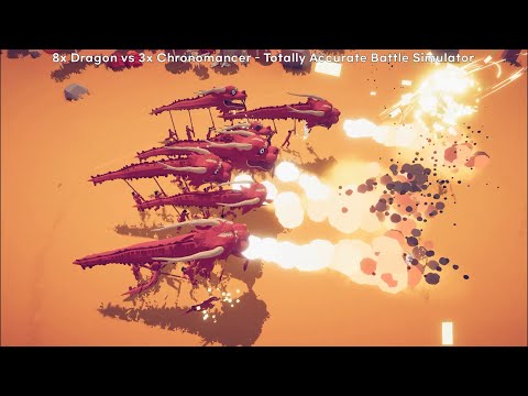 8x Dragon vs Every Units or Gods - Totally Accurate Battle Simulator