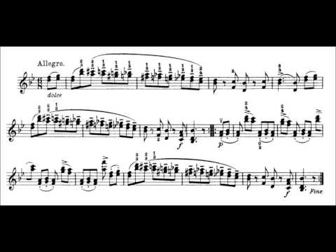 Niccolò Paganini - Caprice for Solo Violin, Op. 1 No. 13 (Sheet Music)