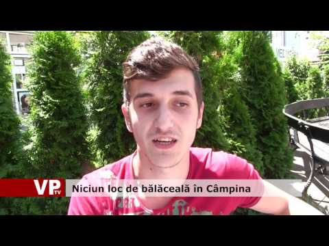 Niciun loc de bălăceală în Câmpina