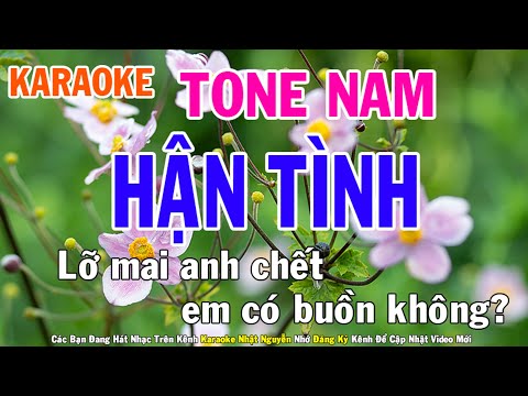 Hận Tình Karaoke Tone Nam Nhạc Sống - Phối Mới Dễ Hát - Nhật Nguyễn