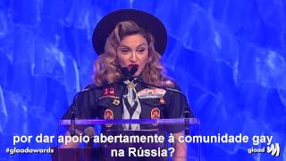 Discurso de Madonna no Glaad Awards 2013 (LEGENDADO)