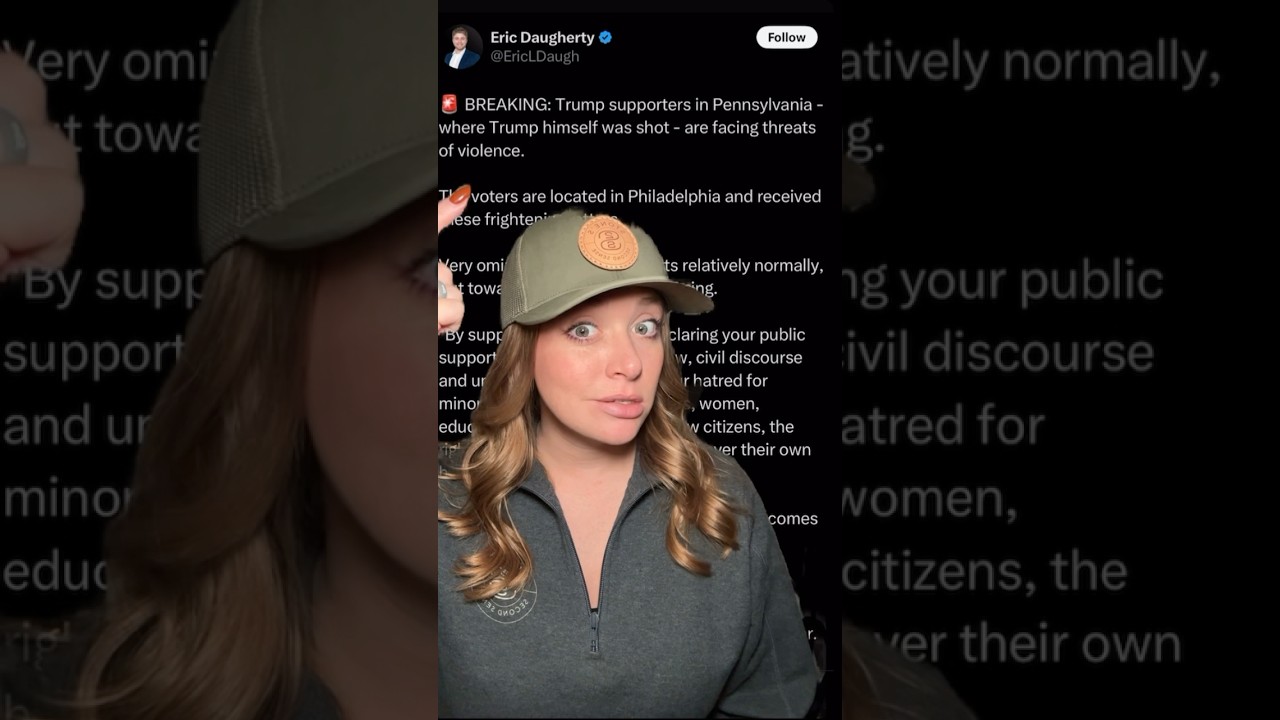 Swing State Voters Being THREATENED For Supporting Trump?!? #2ndamendment #shortsvideo #shorts