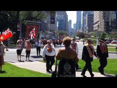 ORANGE PARADE TORONTO CANADA JULY 2013