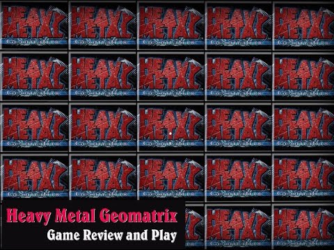 Top Tier Arcade - Heavy Metal Geomatrix - Game Review and Play [4K60FPS]