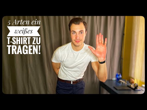 5 Arten ein weißes T-shirt zu tragen!