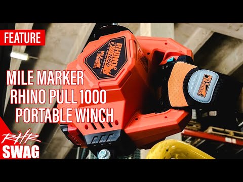 Mile Marker Rhino Pull 1000 Portable Winch - RHRSwag