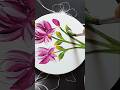 One Stroke Painting With Acrylic Colors ️ How To Paint Flower