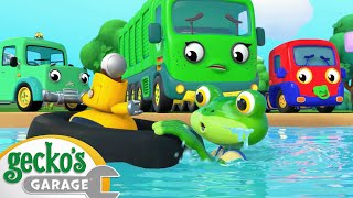 The Dirty River | Gecko's Garage | Cartoons For Kids | Toddler Fun Learning