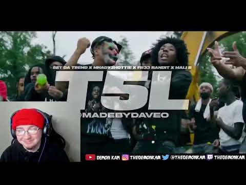 Demon Kam Reacts to Set Da Trend x Mhady2hottie - T5L (Feat. Fr33 Bandit & Mali B) (Unreleased)