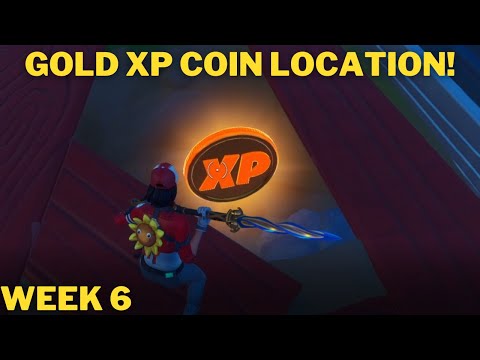 Gold XP Coin Location Week 6 - Good as Gold Punch Card Fortnite Chapter 2 Season 4