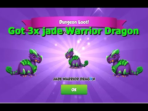 Got 3x jade Warrior Dragon-Dragon Mania legends | Castle Event | DML
