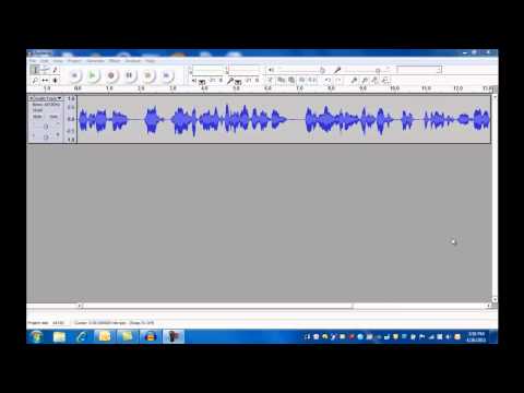 Audacity - Lesson 1, The Basics