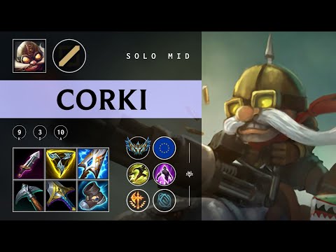 Corki Mid vs Ryze - EUW Challenger Patch 25.24