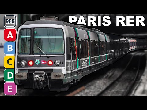 🇫🇷 Paris RER - All the Lines / Toutes les Lignes (2022) (4K)