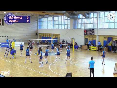 Premijer liga OSBiH za žene: UOK BL Volley Banja Luka - ŽOK Igman Ilidža - 7. kolo