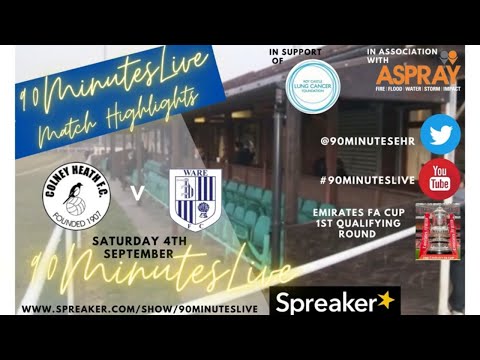 FA CUP HIGHLIGHTS of the FIRST QUALIFYING ROUND  between NON LEAGUE  COLNEY HEATH FC and WARE FC