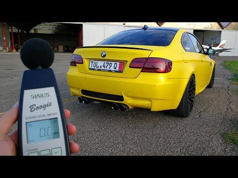 How LOUD my Armytrix BMW M3 is? - Decibel Test (Sub ENG)
