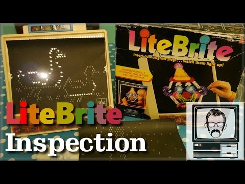 Lite Brite Inspection Nostalgia Nerd