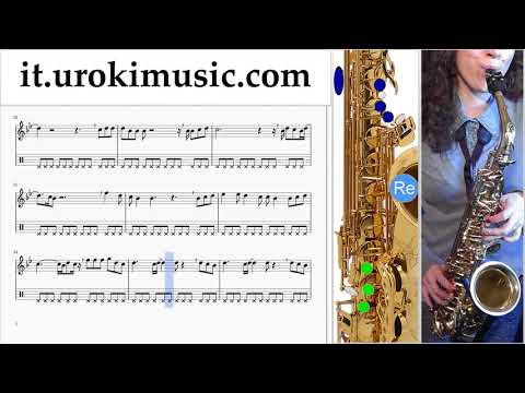 Lezioni di Sassofono Tenore Ed Sheeran - Perfect Tutorial Spartito um-i276