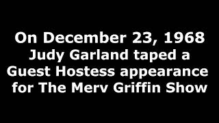 Judy Garland - Just in Time - Merv Griffin Show - 12/23/68