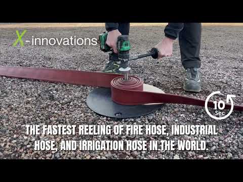 WIND-X® XL reels up 20 meters of hose in 10 seconds without physical effort!