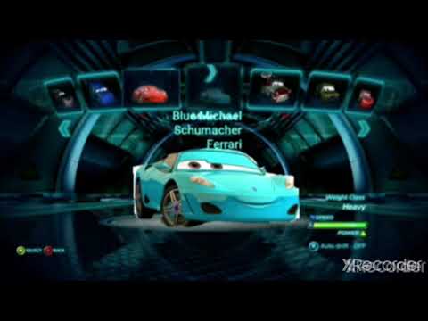 Cars 2 The Video Game Blue Michael Schumacher Ferrari If He Was In Game