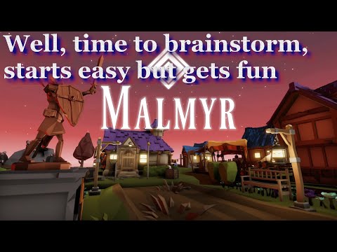 Malmyr gameplay - Relaxing automation and base building - Challenging production lines and economy
