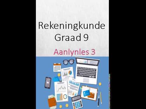 REKENINGKUNDE GRAAD 9: 27 April 2020 - periode 4 (2794)