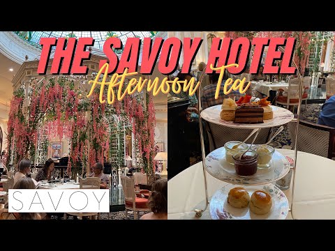 THE SAVOY LONDON AFTERNOON TEA | LUXURY 5 STAR LONDON HOTEL | JOS ATKIN