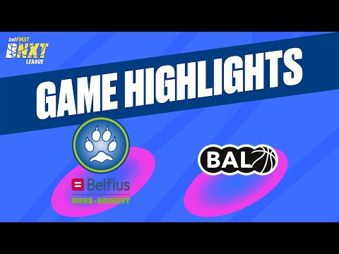 Belfius Mons-Hainaut vs. Basketbal Academie Limburg - Game Highlights