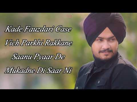 Baazi Dil Di lyrics ||himmat sandhu || sateesh maurya lyrics