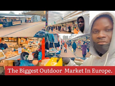 Let me take u through the biggest market in Den Haag. The Hague, Netherlands 🇳🇱 ￼