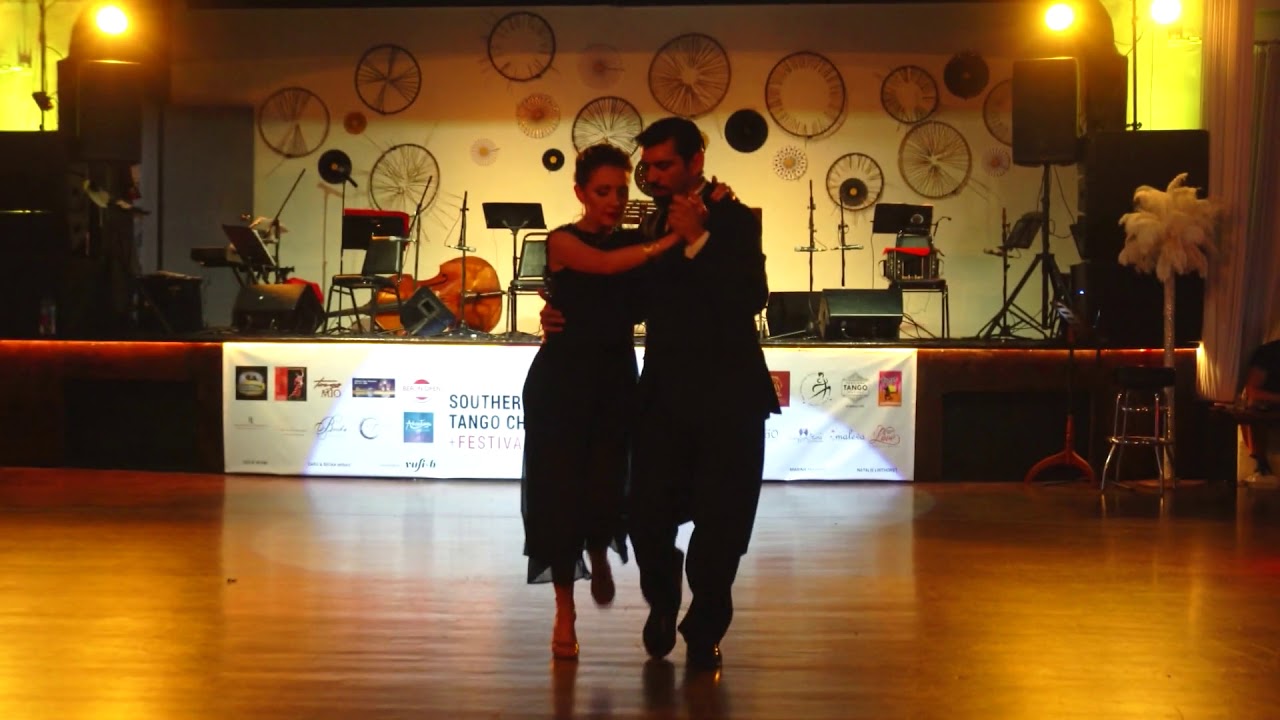 German Ballejo and Magdalena Gutierrez Tango Demo 3/3 SCTC 2019 Mar 22