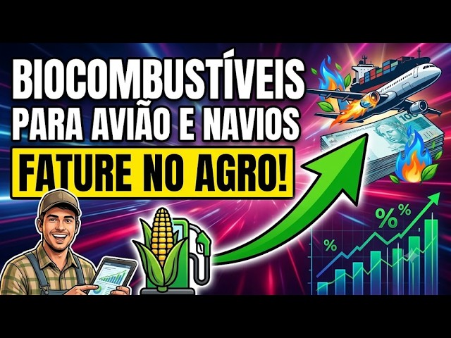 Como o agro pode faturar no setor de biocombustíveis para avião e navios.