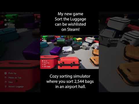 I Made a Cozy Sorting Simulator Game in 2 Weeks!