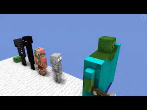 Monster School : TALL MAN RUN CHALLENGE - Minecraft Animation