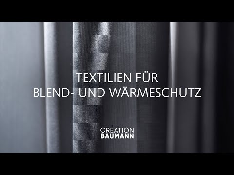 Textilien für Blend- und Wärmeschutz von Création Baumann