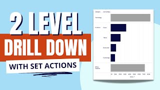 How to Drill Down in Tableau Using Set Actions (Bar Chart Tutorial)
