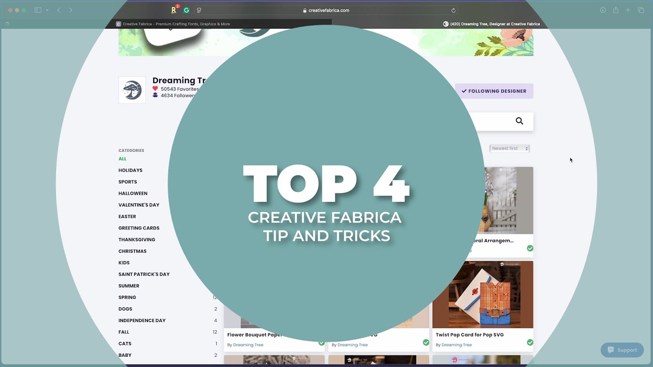 Your Dreaming Tree Guide to Creative Fabrica