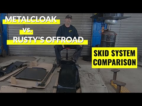 JL Skid Plate Comparison... Rusty's Offroad & Metalcloak - Part 2