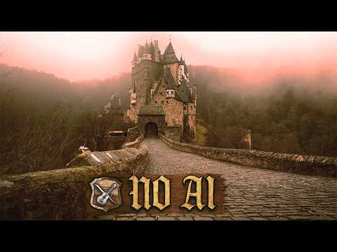 Rainfall on the Wizard's Tower | Medieval Fantasy Ambience for Focus & Calm | 10 Hours | NO AI