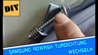 Samsung Addwash - Waschmaschine Gummi Türdichtung Türmanschette Dichtung Bullaugendichtung wechseln