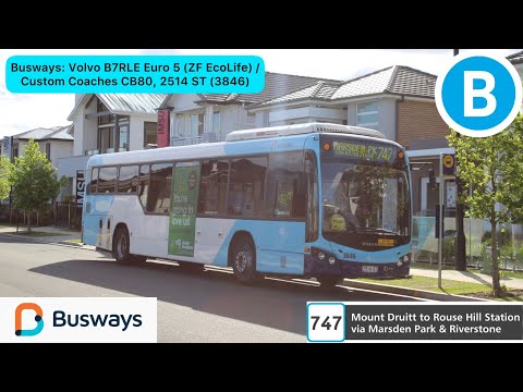 Busways: Volvo B7RLE Euro 5 (ZF EcoLife) / Custom Coaches CB80, 2514 ST (3846)