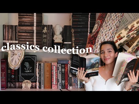 my entire classics collection | in depth bookshelf tour 📖✨