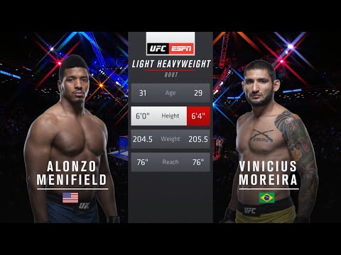 Alonzo Menifield vs Vinicius Moreira full fight