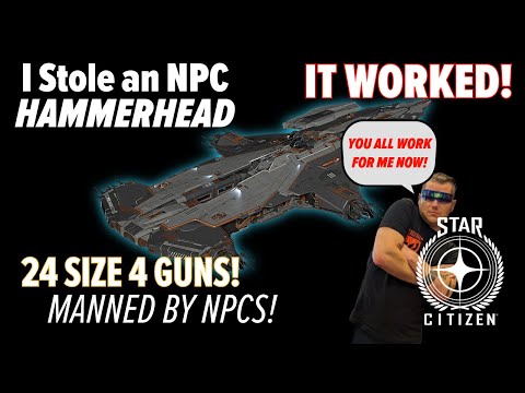 Why You Should Steal an NPC Hammerhead | 24 Size 4 Guns! AUTO TURRETS!